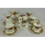 Royal Albert 'Old Country Roses' teaware in one box Condition Report <a
