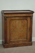 Victorian inlaid walnut pier cabinet with gilt mounts, 92cm, H106cm,