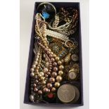 Costume jewellery, wristwatches and coins WATCHES - as we are not a retailer,