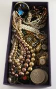 Costume jewellery, wristwatches and coins WATCHES - as we are not a retailer,