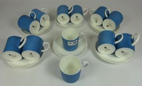 Wedgwood Susie Cooper 'Kingfisher' cups and saucers Condition Report <a