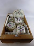 Crown Staffordshire tea service for eight 44pcs in one box Condition Report <a