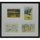 Figure Studies on Redcar Beach and View 'From Redcar',