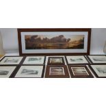 Edwardian Views of Filey, twelve photographic reprints 12cm x 17cm and Seascape Scenes,