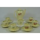 Susie Cooper coffee set for six Condition Report <a href='//www.davidduggleby.