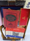 Collection of mint and used stamps in albums & loose in one box Condition Report