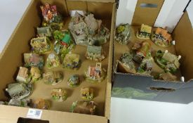 Collection of Lilliput Lane cottages,