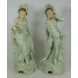 Two large French bisque figurines (2) Condition Report <a href='//www.