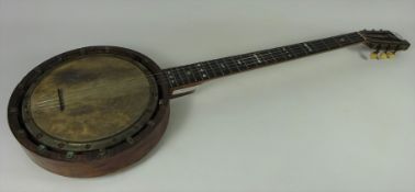 W.E. Temlett 'The Apollo Model' 5 string Banjo Condition Report <a href='//www.