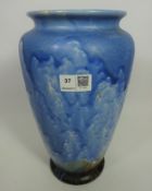 Crown Ducal Art Deco drip glaze vase H31.5cm Condition Report <a href='//www.