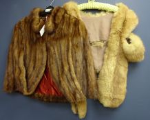 Clothing & Accessories - Mink fur cape by Vienna Fur Models,