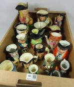 Collection of Toby and character jugs in one box Condition Report <a