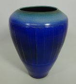 Peter Sparrey Raku fired vase, H26cm Condition Report <a href='//www.