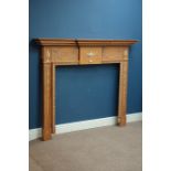 Adams style pine fire surround, W150cm Condition Report <a href='//www.