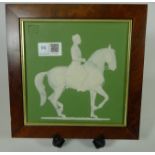 Donald Brindley 'The Classical Rider and His Horse' Limited Edition Porcelain plaque 12/1000, L21.