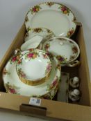 Royal Albert 'Old Country Roses' Dinnerware in one box Condition Report <a