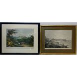 'Scarborough', pair early 19th Century engravings after F Nicholson pub Rodwell and Martin,