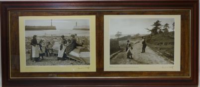 'Fisherpeople on Tate Hill Sands' and 'Lealholme Side',