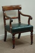 William IV mahogany armchair Condition Report <a href='//www.davidduggleby.