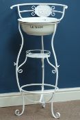 Le Bain wrought metal wash stand Condition Report <a href='//www.davidduggleby.