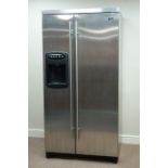 Admiral American style double fridge freezer with water dispenser,