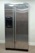 Admiral American style double fridge freezer with water dispenser,