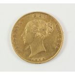 1852 gold half sovereign Condition Report <a href='//www.davidduggleby.