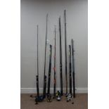 Two fresh water rods, boat rods,