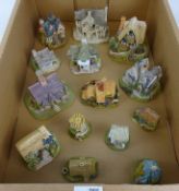 Lilliput Lane cottages with boxes and deeds in one box (14) Condition Report <a