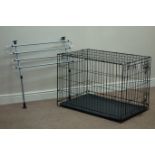 Dog cage (H62cm, W92cm, D57cm),