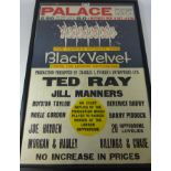 Original 'Palace Theatre' 1950's poster featuring Ted Ray,