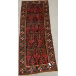 Persian Baluchi rug, 272cm x 107cm Condition Report <a href='//www.