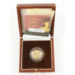 2004 Royal Mint Britannia gold proof £10 coin 3.
