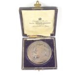 Bronze 1911 Newcastle George V coronation commemorative medal/coin,