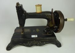 19th Century German hand sewing machine by Hengstenberg & Co Condition Report