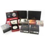 Royal Canadian Mint silver proof $1 coins 2001,