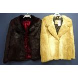 Clothing & Accessories - Fur jacket by Maxwell Cowan and one other rabbit fur jacket (2)