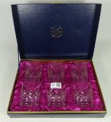 Cases set of six Thos Webb crystal tumblers Condition Report <a href='//www.