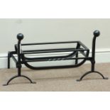 Wrought metal fire basket Condition Report <a href='//www.davidduggleby.