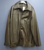 Clothing & Accessories - Jaeger men's leather jacket, size M.