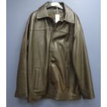 Clothing & Accessories - Jaeger men's leather jacket, size M.