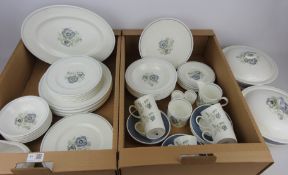 Wedgwood Susie Cooper 'Glen Mist' dinner and teaware in two boxes Condition Report