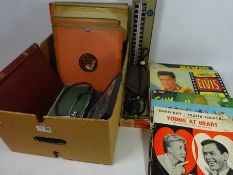 Beatles, Elvis, Abba and other vinyl records, 78's records, Vintage Stethoscope, a Sphygmomanometer,