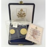 Bermuda 1977 silver jubilee $100 and $50 900/1000 gold coins 12.