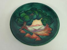 Moorcroft 'Forest Glade' pattern pin dish D10.