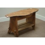 Rustic elm coffee table, 111cm x 38cm, H49cm Condition Report <a href='//www.