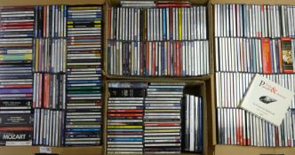 Large quantity of classical music CD's in four boxes Condition Report <a