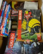 Collection of 2000AD, Judge Dredd 1980's annuals, Mega Special No 1 - Dated 1988.