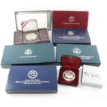 1994 war veterans three coin proof silver dollar set,