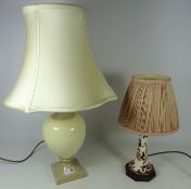 Masons 'Mandalay' pattern table lamp and one other pottery table lamp (2) (This item is PAT tested